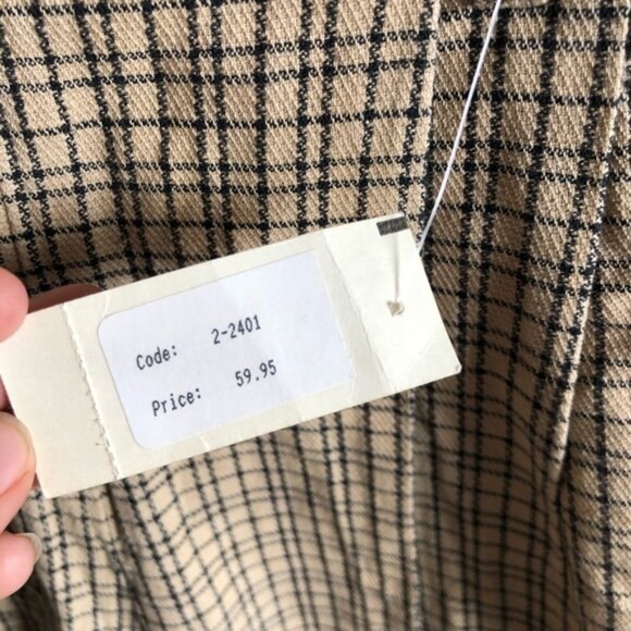 Vintage plaid Bermuda shorts - Picture 4 of 5